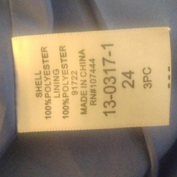 Size 24. Beautiful blue sleeveless dress trimmed in black.  Jessica London - Picture 5 of 5